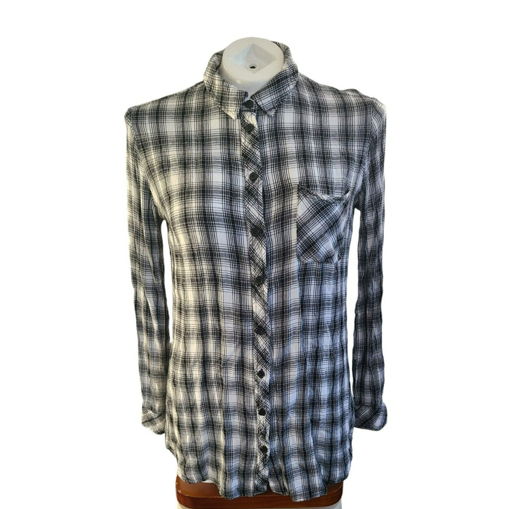 Kut From The Kloth Button Up Long Sleeve Shirt Size S